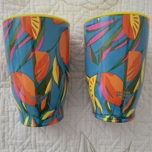 Tabitha Brown 12 oz insulated tumblers pair
